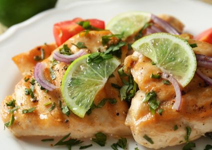 الدجاج بالصلصة المكسيكية