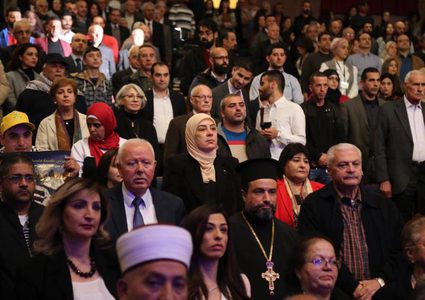 الحفل السنوي لمؤسسة ياسر عرفات لاحياء ذكرى استشهاده الخامس عشر