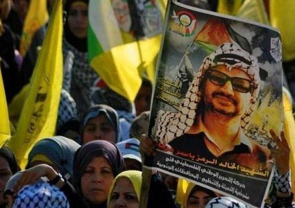 احياء الذكرى الـ15 للشهيد أبو عمار في قلقيلية