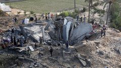 آثار الدمار الذي خلفه عدوان الاحتلال على قطاع غزة