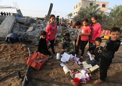 استشهاد 6 طلاب وتضرر 15 مدرسة نتيجة عدوان الاحتلال على غزة