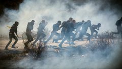 عشرات الإصابات بالاختناق في مواجهات مع الاحتلال بالبيرة