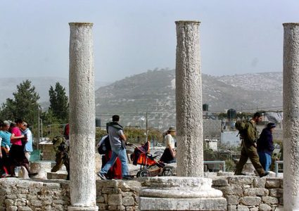 الاحتلال يقتحم الموقع الأثري في سبسطية