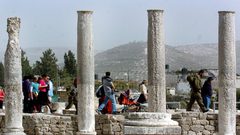 الاحتلال يقتحم الموقع الأثري في سبسطية