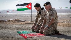 ملك الأردن عبدالله الثاني يزور الغمر