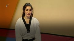 ليان جابر حصدت المركز الأول على مستوى فلسطين في التايكواندو