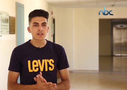 الطالب ايهاب مشاقي يبدع في مجال كتابة الشعر و التعليق الرياضي