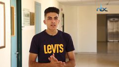 الطالب ايهاب مشاقي يبدع في مجال كتابة الشعر و التعليق الرياضي