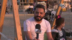 إفطارٌ رمضاني على شاطىء بحر قطاع غزة