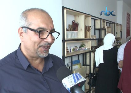 ورشة في مدينة نابلس لمحترفي الخط العربي