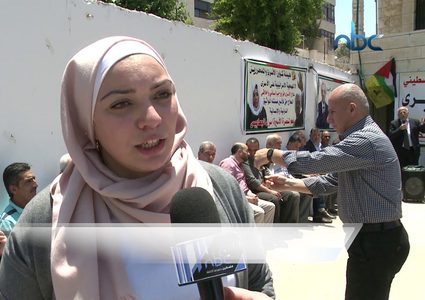 وقفةٌ تضامنية في الخليل انتصاراً للأسير حسن العويوي