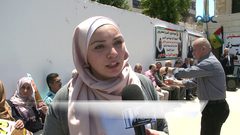 وقفةٌ تضامنية في الخليل انتصاراً للأسير حسن العويوي