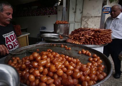من أجواء رمضان في البلدة القديمة في مدينة نابلس