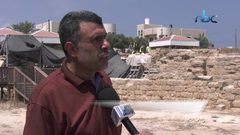 خبراء من غزة وفرنسا يواصلون أعمال التنقيب والترميم في غزة