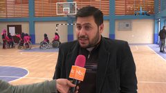 ​على كرسي متحرك إبداع ذوي الإعاقة في غزة يتواصل