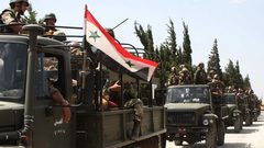 الجيش السوري يدفع بتعزيزات في المنطقة الحدودية مع تركيا