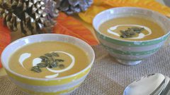 شوربة القرع بالزنجبيل