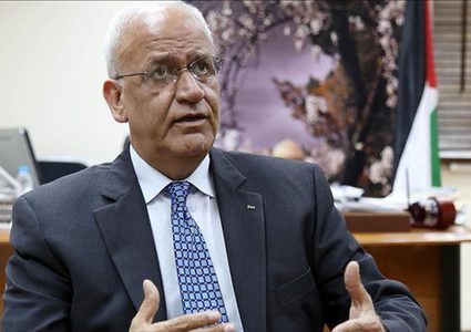 عريقات: أمريكا أصبحت خطراً على الأمن والسلم الدوليين