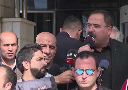 اعتصام في رام الله على إغلاق الاحتلال لتلفزيون فلسطين في القدس