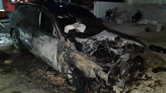 مستوطنون يحرقون عدة مركبات جنوب وشرق نابلس