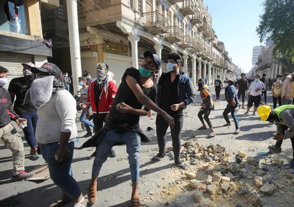 مقتل ثلاثة متظاهرين في بغداد في مواجهات مع قوات الأمن