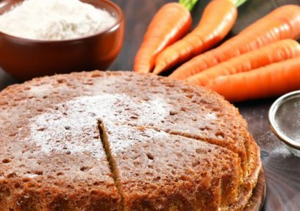 كيكة الجزر بالقرفة