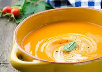 شوربة القرع بالكريمة