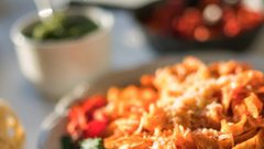 باستا بالطماطم المجففة