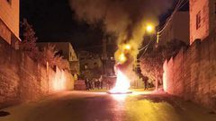 مواجهات خلال اقتحام قوات الاحتلال المنطقة الشرقية لمدينة نابلس