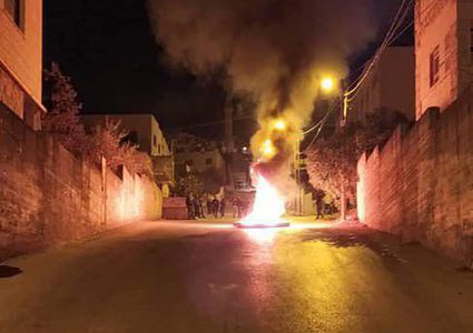 مواجهات خلال اقتحام قوات الاحتلال المنطقة الشرقية لمدينة نابلس