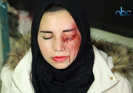 منار سالم تتضامن مع معاذ عمارنة بطريقتها الخاصة