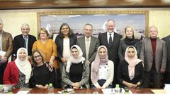 وفد جامعة دندي يزور النجاح ويبحث آفاق التعاون المشترك