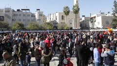 افتتاح سوق الميلاد السنوي الرابع في رام الله