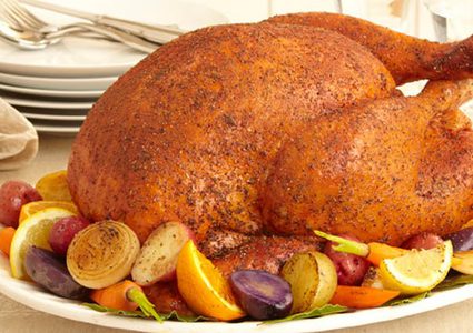 طريقة عمل الديك الرومي بالفرن