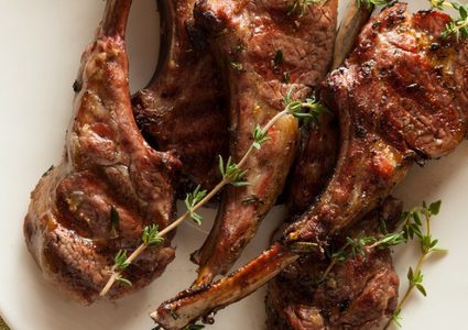 الريش الضاني في الفرن