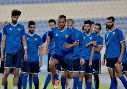 منتخب الشباب الكويتي يواجه المنتخب الفلسطيني