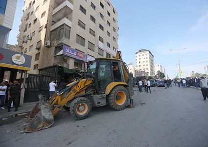 بلدية نابلس: حملة إزالة التعديات مستمرة وستطبق على الجميع