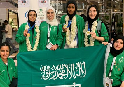 فتاة تتألق في الفنون القتالية