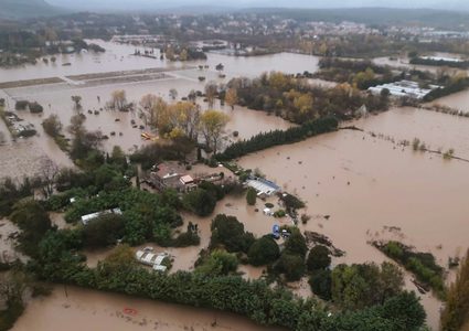 5قتلى جراء الفيضانات في فرنسا