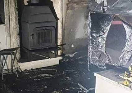 إصابة امرأة بحريق داخل منزل في جولس