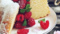 كيك هش بالجبن الكريمي