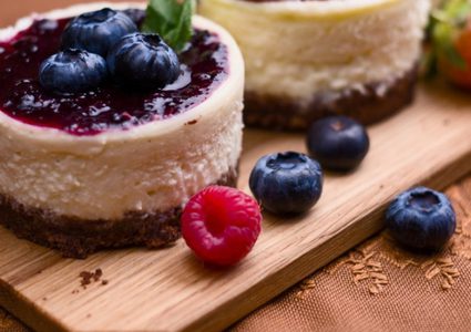 ميني تشيز كيك بالبلوبيري