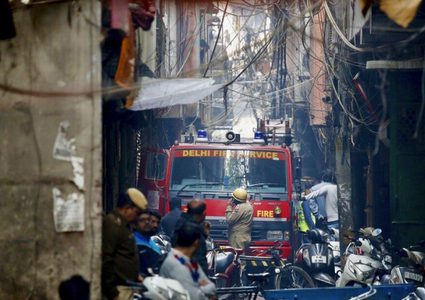 قتلى جراء حريق مصنع في نيودلهي
