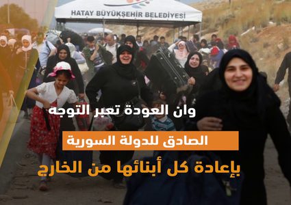 مليون لاجىء سوري عاد لسوريا