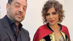طارق العريان يحتفل مع أصدقائه دون الفنانة أصالة
