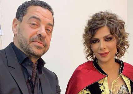 طارق العريان يحتفل مع أصدقائه دون الفنانة أصالة