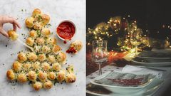 بيتزا شجرة عيد الميلاد