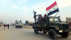 انتشار قوات للجيش السوري بين طريق الحسكة_حلب