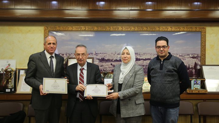 جامعة النجاح تحصل على جائزتين من جوائز الإنجاز والتميز لعام 2019