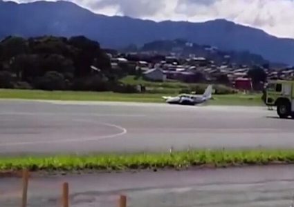 هبوط اضطراري دون عجلات ينقذ حياة الركاب